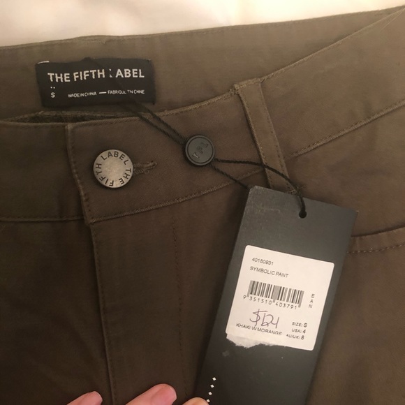 The fifth label symbolic pant khaki and orange - Picture 3 of 3